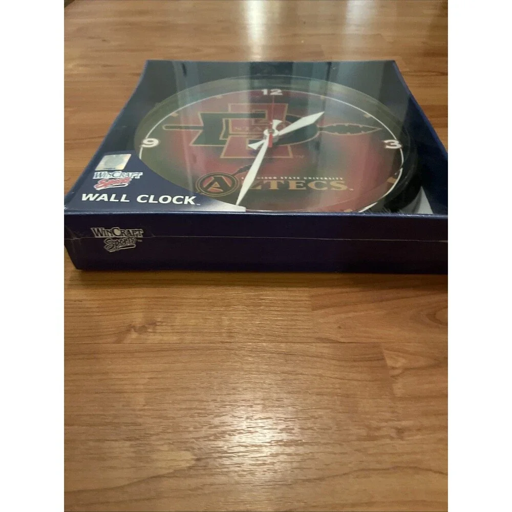 San Diego State State University Aztecs Wall Clock  Wincraft NCAA Multicolor